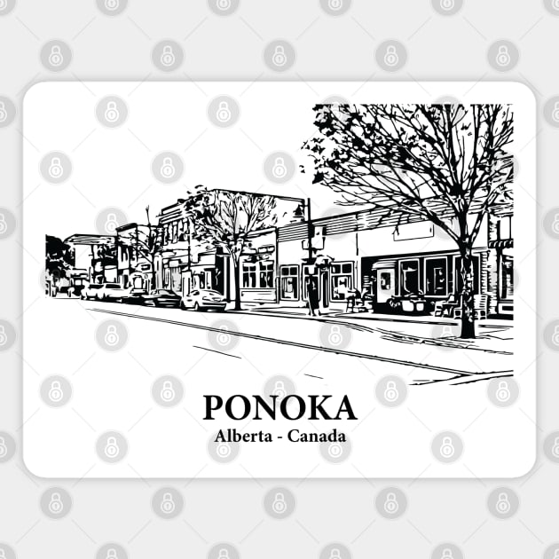 Ponoka - Alberta Magnet by Lakeric